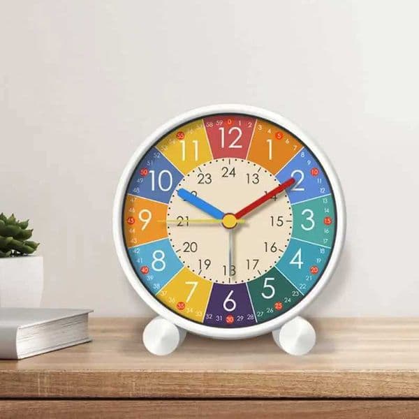 Early Learning Alarm Clock Alarm Clock for Students Children Wake Up Living Room Bedroom Kids Room Silent Desktop Clock Y240904