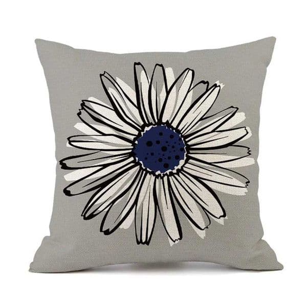 Outdoor desktop soft cushion cover with PU coating for home decoration waterproof sofa printed pillow cushion protector W240819