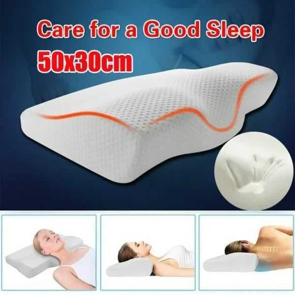 Slow rebound memory foam pillow outline pillow for neck pain anti snoring side pillow with washable pillow box W240902