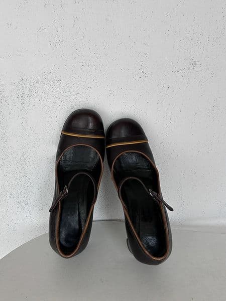 2025 new New Jane 41529 Single Mary shoes Thick Elegant Classic Retro Square Toe Comfortable Soft Shallow Cut Heel Women's Shoes