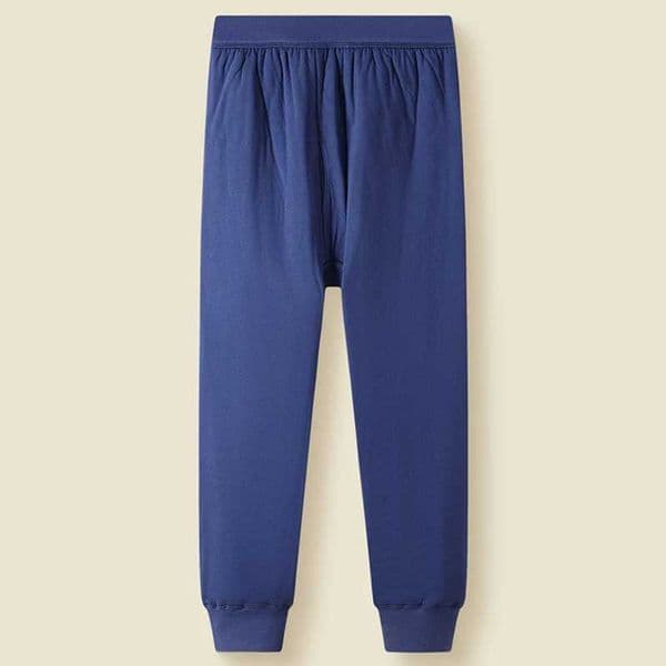 2024 New Men Winter Fashion Thermal Underwear Cotton Pants Mens Solid Color Long Johns Male High Waist Thick Warm Pant K605XJ240903