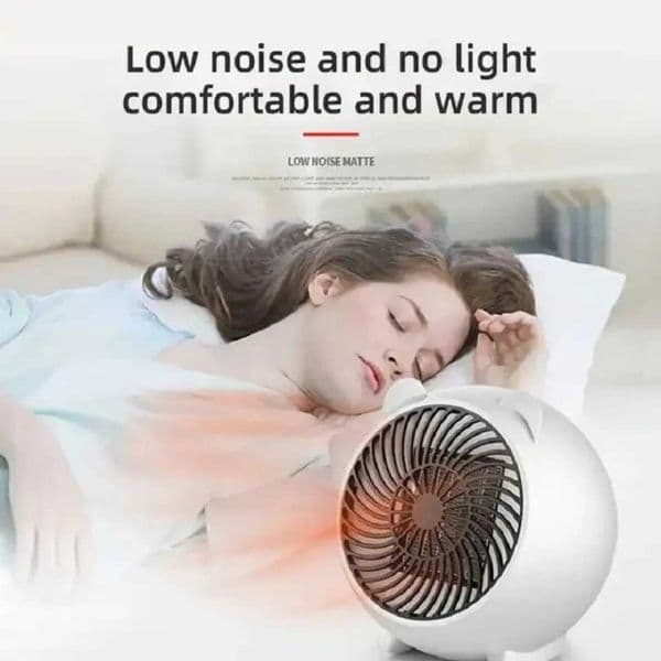 New Efficient Quiet Mini Ceramic Space Heater with Thermostat Ideal for Office or Desk Settings - Perfect for Smaller Indoo M240905