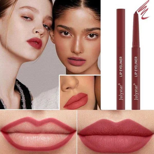 Professional makeup lipstick Colorless moisturizing automatic pencil Women charming waterproof contour makeup lipstick W240904