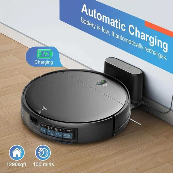ZCWA BR151 Robot Vacuum Cleaner Auto Charging 6000Pa Power App Control Water Tank Wet Robot Vacuum Cleaner Electric Sweeper M240905