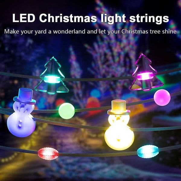 10M 20M Outdoor Rope Strip Lights LED Copper Wire Fairy Light Waterproof Lamp House Christmas Tree garden Curtain Party Decor Y240906