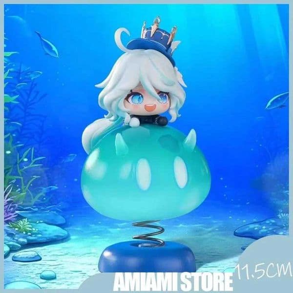 Furina Focalors Genshin Impact Image Water God Q Edition Cute Model Surrounding Decoration Doll Toy W240905