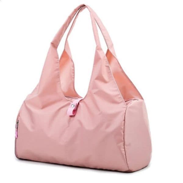 Outdoor Waterproof Nylon Sports Fitness Bag for Mens Fitness Training Travel Handbag Yoga Mat Sports Bag with Shoes Company 240906