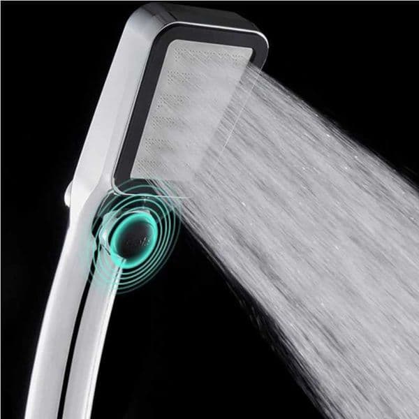 Hot Sale 300 Holes Shower Head Water Saving One Key To Stop Water Nozzle High Pressure Rainfall Shower Head Bathroom AccessoriesXJ240906