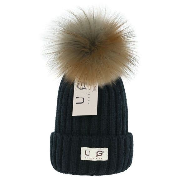 Beanie cap Ladies UG Hat Designer knit hat Fashion brand Winter Warm Hat Men handsome casquette Luxury detachable hairball