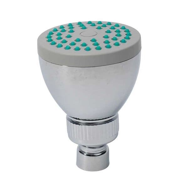 Brand New Shower Head Showerhead ABS Plastic Small Nozzle Plating Power Replacement Rotate Round degreesXJ240906