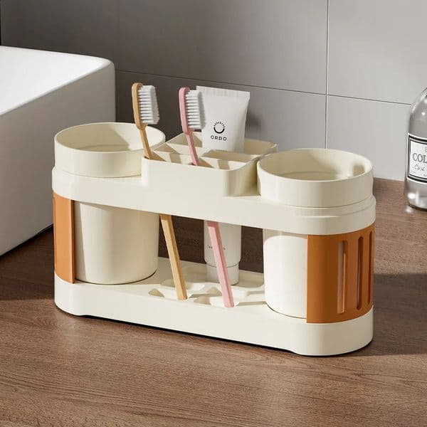 Luxury Designer Decor Simple And Advanced Integrated Toothbrush Bathroom Washbasin room Holder 240903 Decoration For Home