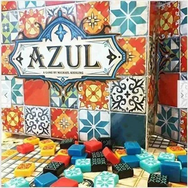 backdrop birthday Islamic Decoration Games Crafts AZUL Painted Brick Master Toy Board Parent Child Family Party Game Strategy Card Gift For Adults T240909 Par