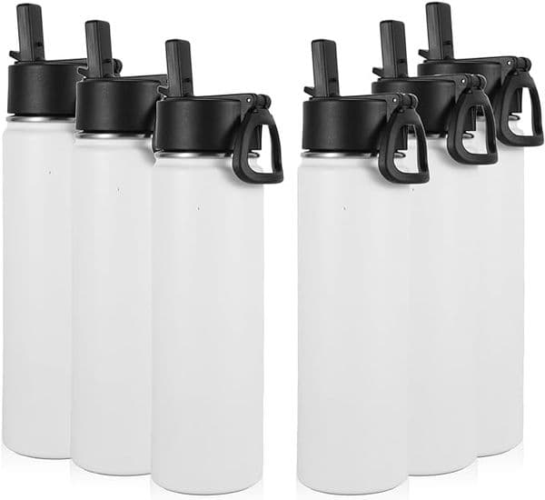 Water Bottle With Plastic Straw Oz For Sublimation Bulk Pcs
