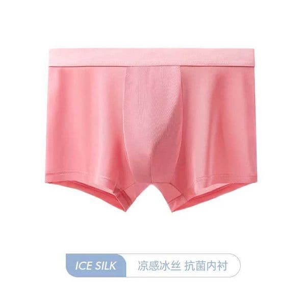 Hot Sale Males Cool Light Ice Silk Underpants Summer Graphene Antibacterial Underwear Mens Breathable Quick Dry BoxersX240910
