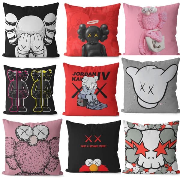 2026 Cartoon Sesame Street Designer Decorative Pillow Cover Fashion Linen Single Side Square perfume Cushion Luxury Cushions Home Decorate For Bedding Room Chai