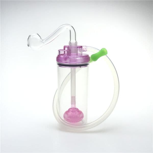 2026 New 4 Inch Mini Bong Water Pipes With Silent Filter Silicone Straw Tube Glass Oil Burner Pipe Free Shipping