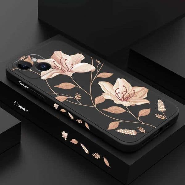 Delicate Blossoms Phone Case For iPhone 16 15 14 13 12 11 Plus Pro Max Mini X XR XS Cover Z240914