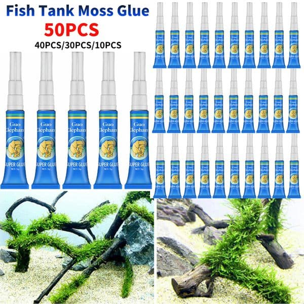 250-25g Aquarium Moss Glue Fish Tank Landscaping Moss Glue Aquarium Aquatic Water Grass Stick Fixing Glue for Fish Tank Decor