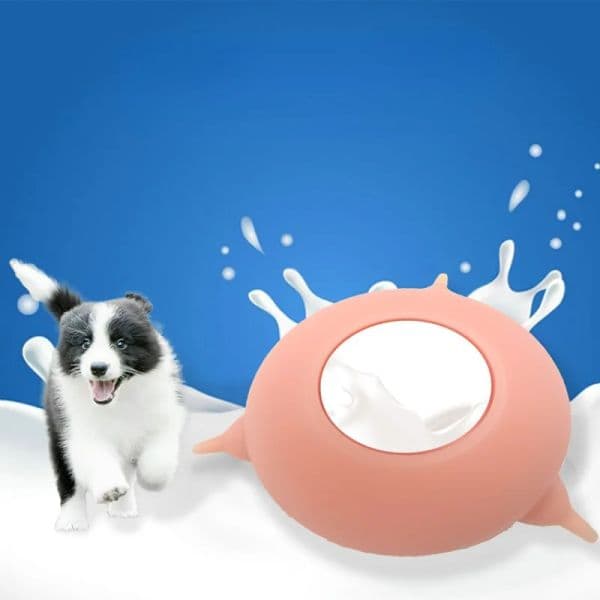 200ML Silicone 3 Teats Simulation Nipples Pet Feeder Bubble Milk Bowl Feeder Newborn Kittle Puppy Nursing Drink Food Dispenser