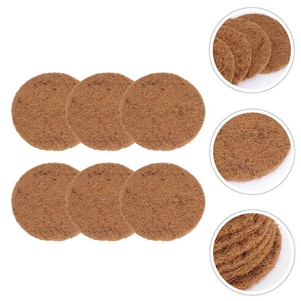 Pigeon Nest with Brown Cushion Eggs Mats Coconut Fiber Bird Nesting Pads Durable Premium