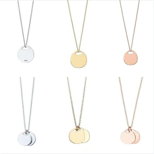 Heart necklace pendant necklace designer for woman necklace fashion jewelry women men silver chain designer jewelry Birthday Christmas Gift Wedding Party YK3201