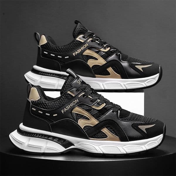 Men Sports Breathable Trendy Versatile Athleisure Style Running Shoes Sneakers fashion