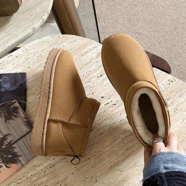 2024 New Women Winter Ultra Mini Boot Designer Australian Platform For Leather Warm Ankle Fur Booties Boots