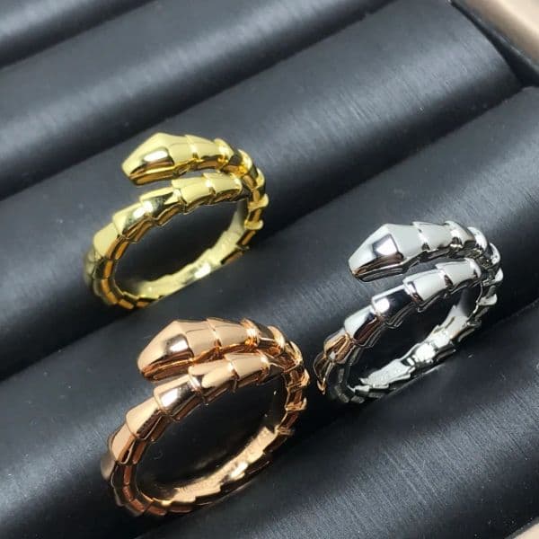 Band Rings Designer Ring For Women Luxury Classic Nail Ring Diamond Titanium Steel Alloy Gold Plated Diamond Snake Gift Love Ring Mens Womens Gold