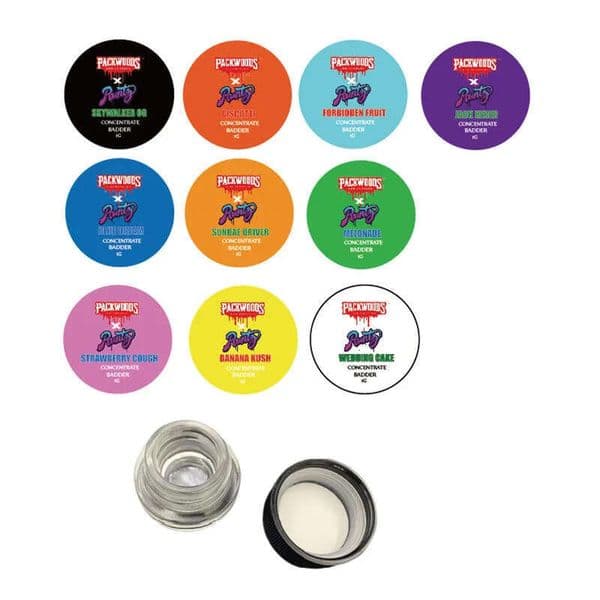 Jar Wax Packwoods Glass Runtz Containers 5Ml Dab Packaging