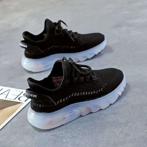 Spring Quality And Summer New Trendy Versatile Lace Up Women's Sports With New Low Top Breathable Casual Shoes