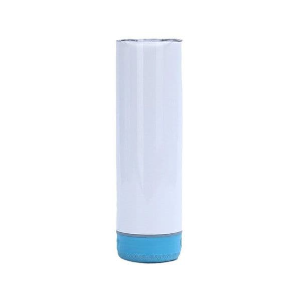 Speaker Tumbler,Straight Music Straw and Lid,Speaker Tumbler Cup with Detachable LED Light for Valentine's,Father's Day,Mother's Day 20oz
