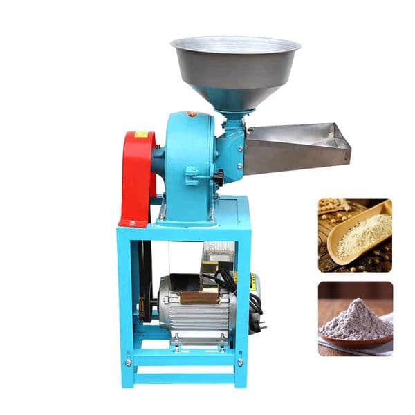 220V Corn Grinder Machine Household Powdering Dry And Wet Dual-Use Small Commercial Grains Ultrafine Mill