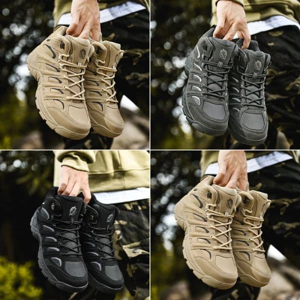 Summer Summit Gear: Low-Top Mountaineering Boots with Enhanced Traction & Durability