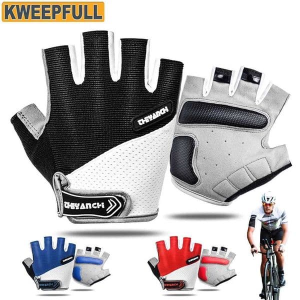 1 pair of mens bicycle gloves womens bicycle gloves mountain bike gloves half finger anti slip shock-absorbing - used for cycling sports CL240920