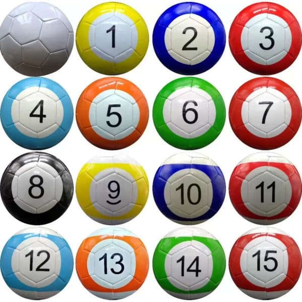 Snook Inch Soccer 3# 7 Iatable Ball Party Favor 16 Pieces Billiard Snooker Football For Snookball Outdoor Game Gift Wly935 er ball
