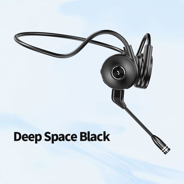 The New M1 Bluetooth Headset Bone Conduction To Ear Earphone Strap Running Earring True Stereo Business Headphones