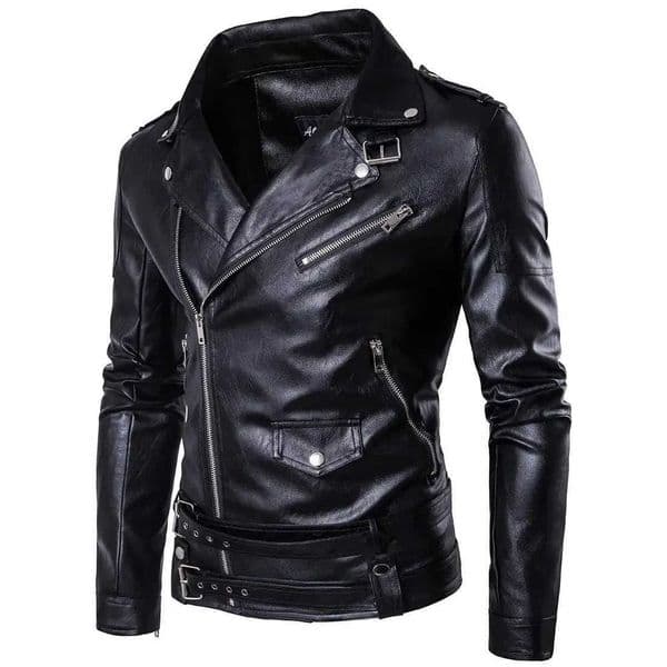 Motorcycle leather suede coat mens leather jacket ultra-thin suitable for motorcycle jacket zipper casual jacket in spring autumn and winter W240918