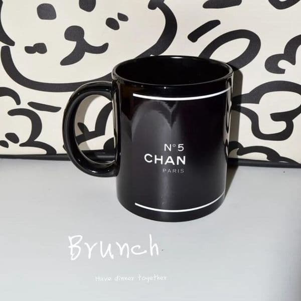 Sell 2024 Home Printed Pattern Mug Household Ceramic Designer C Letter Water Women's Monogram Milk Coffee Cup