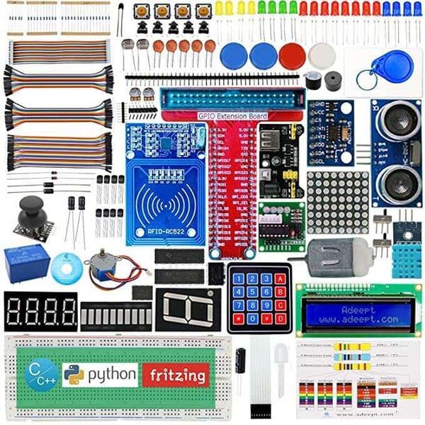 New Ultimate Starter Learning Kit for Rasp 3 2 Model B/B+ Python L345 GPIO Cable DC Motor For Kid Student Adult