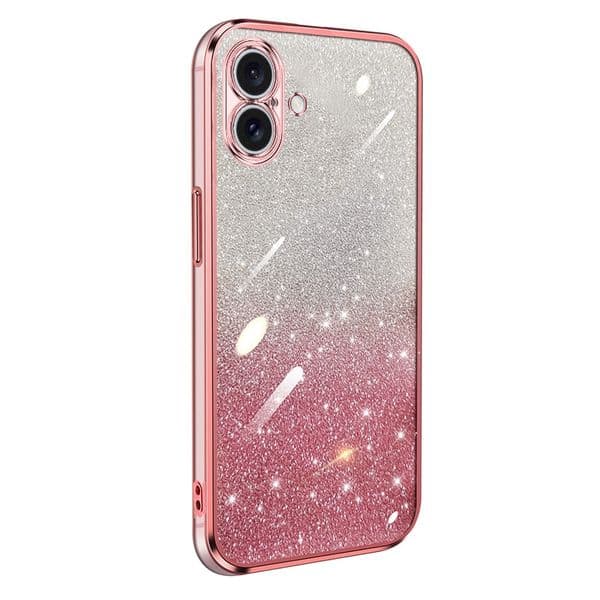 S25 6D Chromed Bling Glitter Cases For Samsung S24 Ultra S23 FE S22 Plus Note 20 A55 A54 A25 A16 A15 A06 A05 A05S M55 M54 M35 M34 Luxury Sparkle Plating Soft
