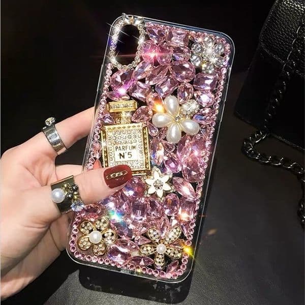 Advanced sense fashion for iPhone16/15 rhinestone phone case Apple 14promax all inclusive