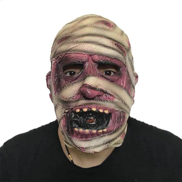Latex puller used for Halloween decoration makeup performance horror skull mask haunted house party 240923