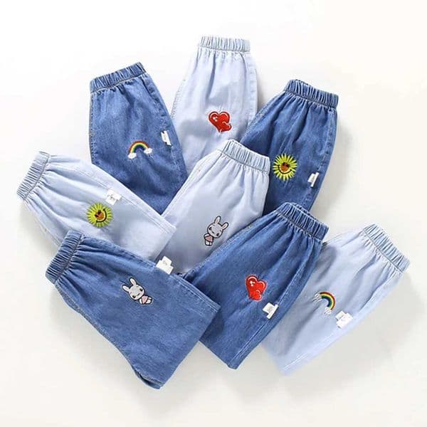 New Childrens Pants Cotton Comfortable Baby Trouser Clothing for Preschool Boys and Girls Y240924