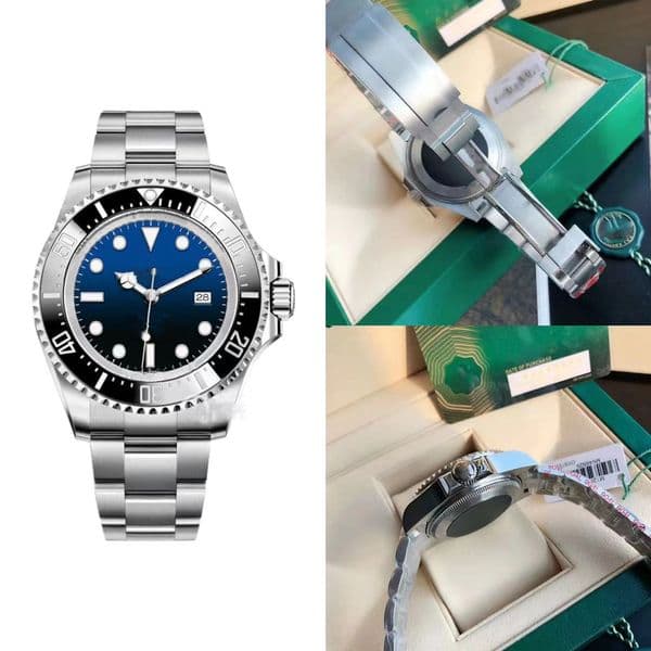 GD factory produces top men's watch scratch resistant sapphire glass 8215 automatic mechanical movement all stainless steel super luminous ceramic bezels
