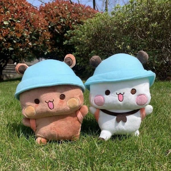Yier Panda Bear Doll Cute Bubu Dudu Plush Toy Cartoon Filled Soft Home Decoration 240925