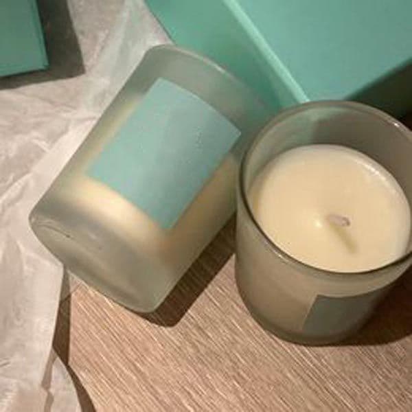 Blue Aromatherapy Bedroom, Living Room, Indoor Atmosphere, Fragrance Candle, Night Romantic Fragrant Candle 2pcs/set with gift box