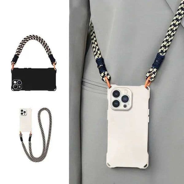 Crossbody Necklace Cord Lanyard Phone Case For iPhone 15 16 14 13 12 11 Pro Max 15 Plus XR X XS Soft Cover M240927