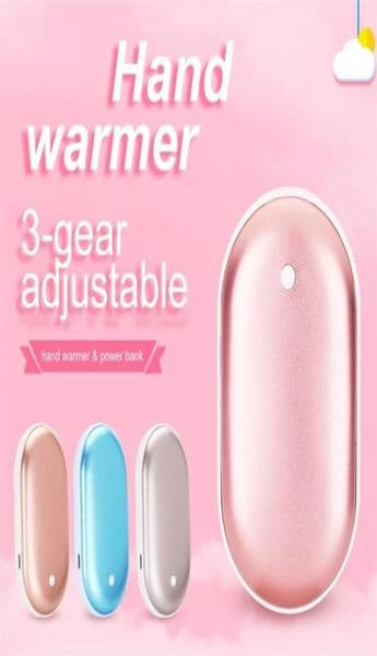 Mini Power Banks Hand Warmer Heating Mobile Power Rechargeable Cobblestone Pocket Powers Bank Reusable Electric Winter Heater53915