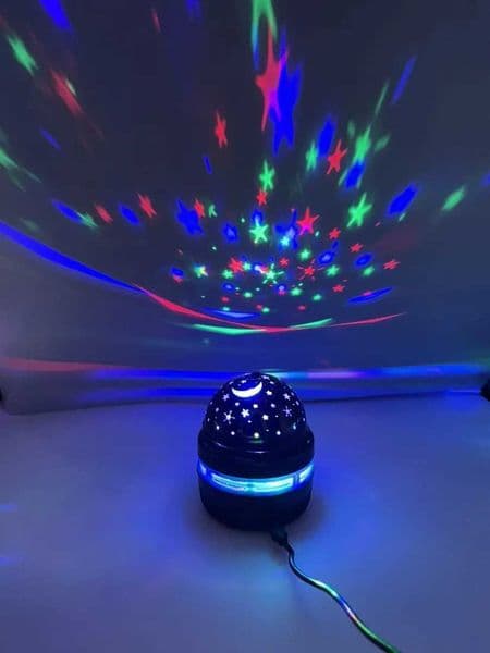 Disco Ball Light DJ Christmas Projector Strobe Party Light Music for Car Home Party Mirrors LED Magic Rotating Laser Light Y240927