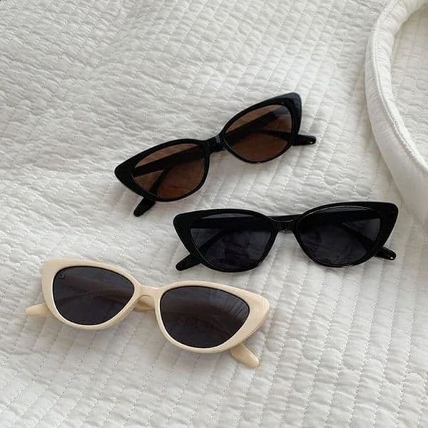 2024 Vintage Cat Eye Women Sunglasses Small Frame Sun Glasses for Men n Outdoor Eyewear UV400 240919
